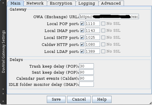 davmail-setting <>