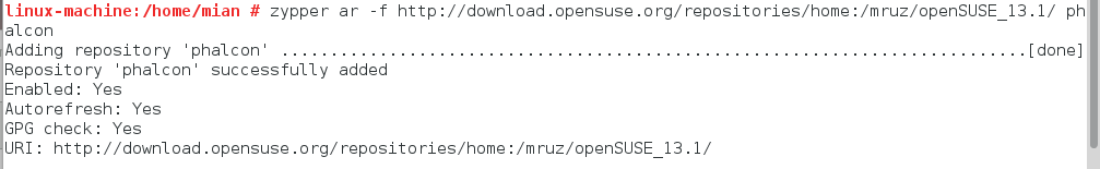 zypper-add-repo-phalcon <>